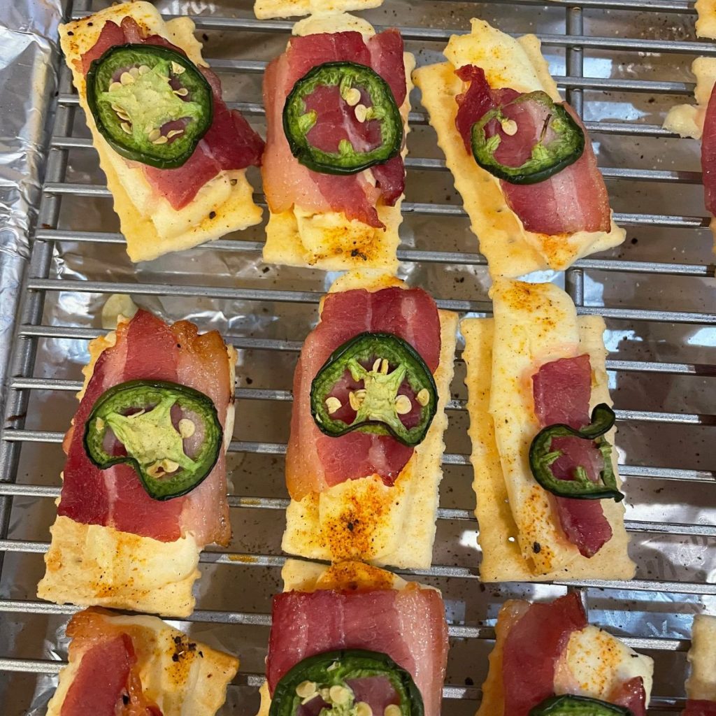 Candied Bacon Crackers (So Good!)