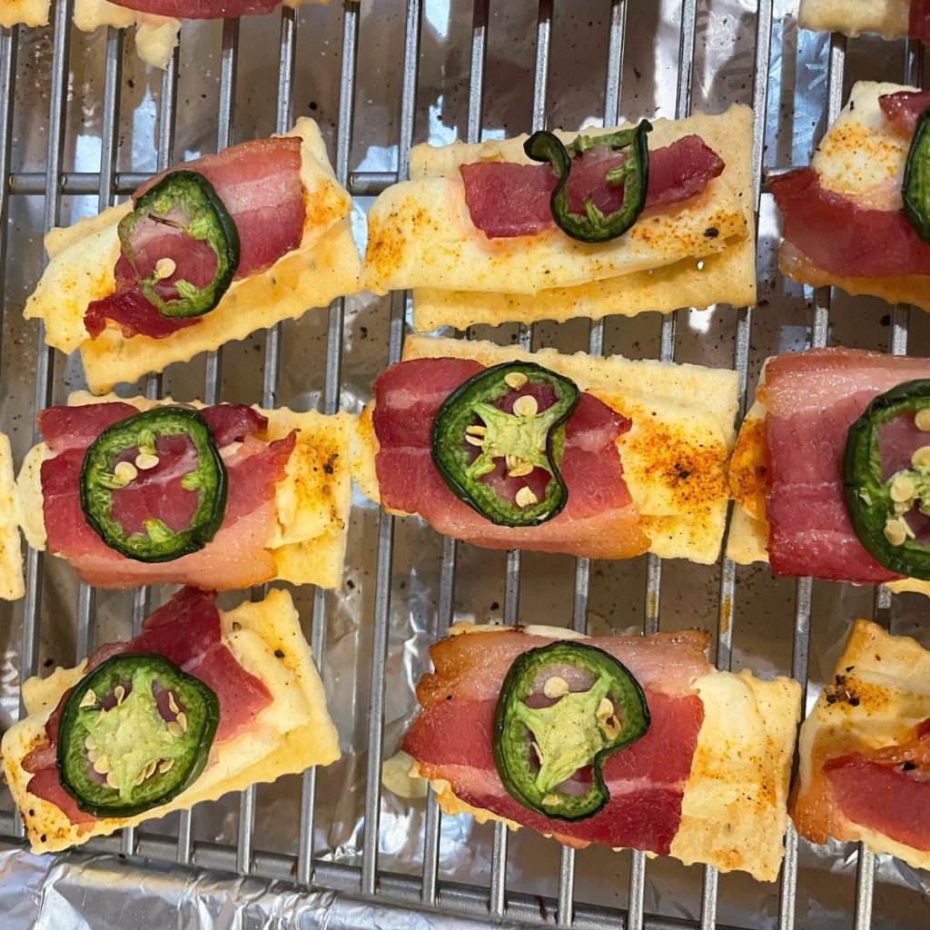 Candied Bacon Crackers (So Good!)